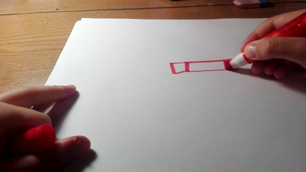 Карандаш трафарет