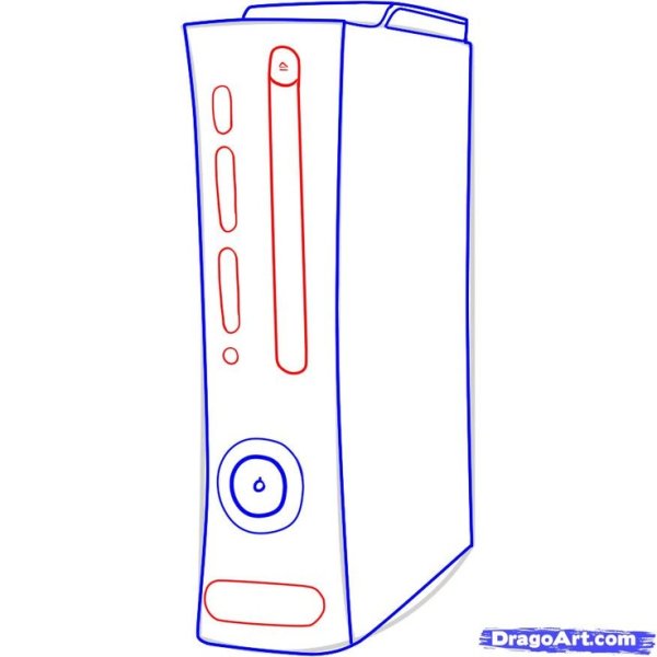 Раскраска хбокс 360