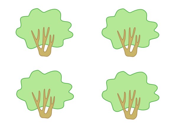 Нарисовать кустик