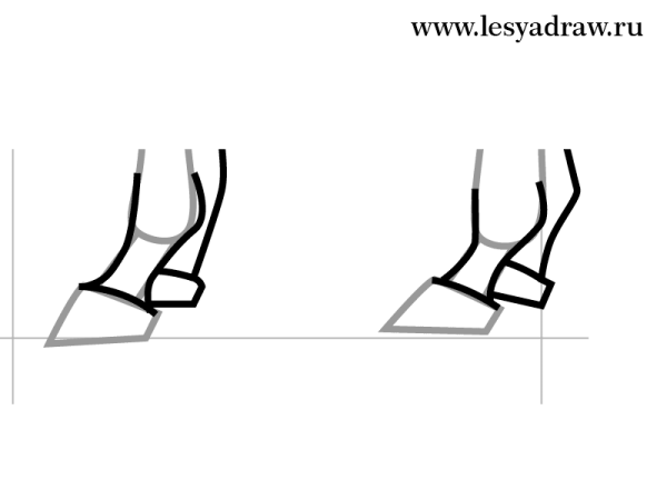 Копыта карандашом