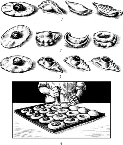 Рисунки изделий из теста