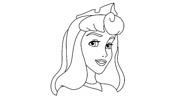 Рисунок принцессы легкий