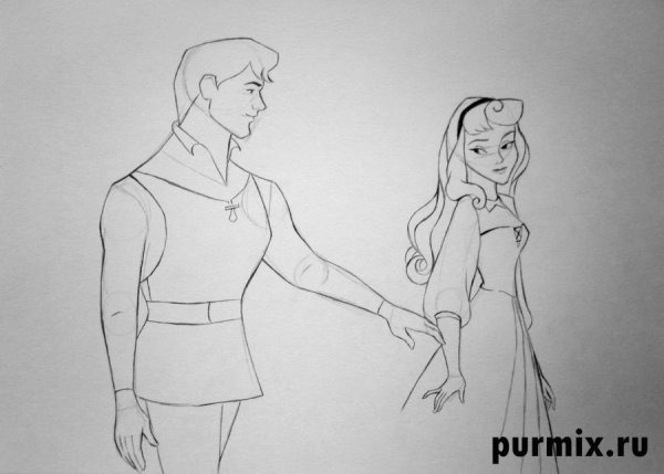 Рисовка принцем карандашом