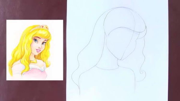 Рисунок для рисования Аврора