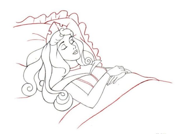 Ш Перро спящая красавица раскраска