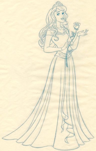 Аврора для срисовки