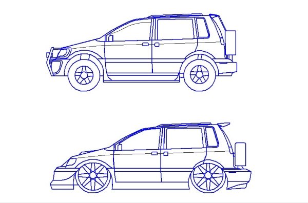 Mitsubishi RVR n61 чертёж