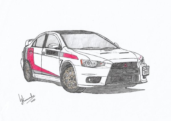 Рисунок Mitsubishi Lancer Evolution 10