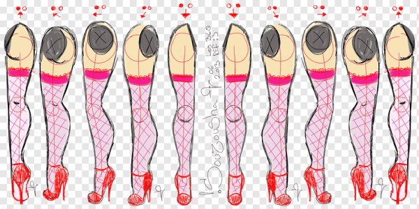 Анатомия ног для рисования