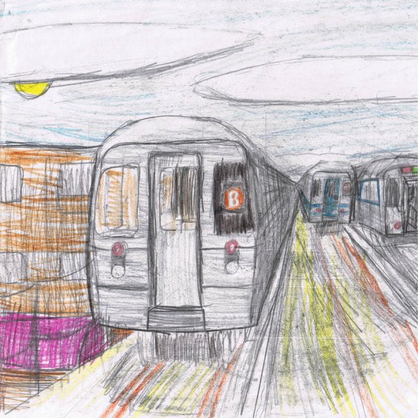 Метро для рисования