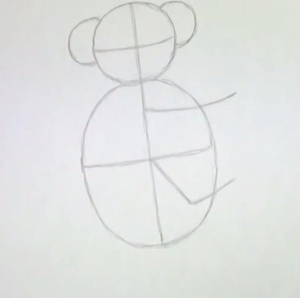 Коала нарисовать карандашом поэтапно для начинающих поэтапно