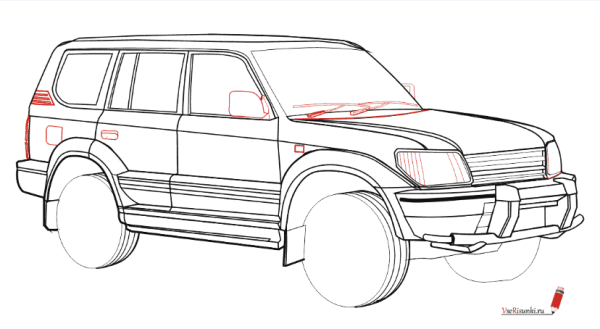 Джип поэтапно