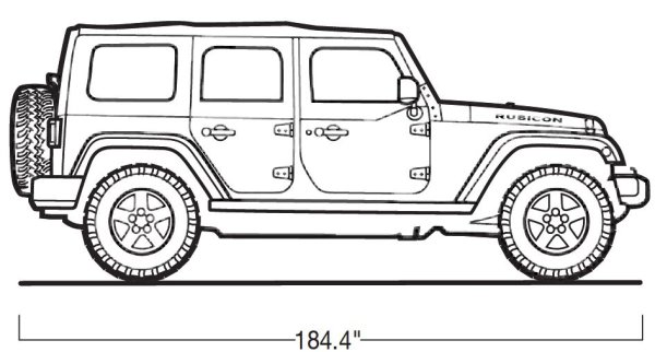Джип карандашом