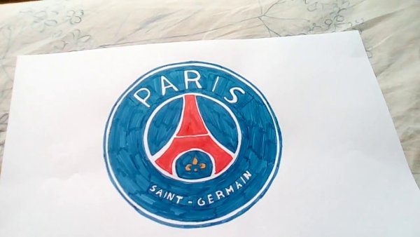 Футбольные клубы нарисовать ПСЖ