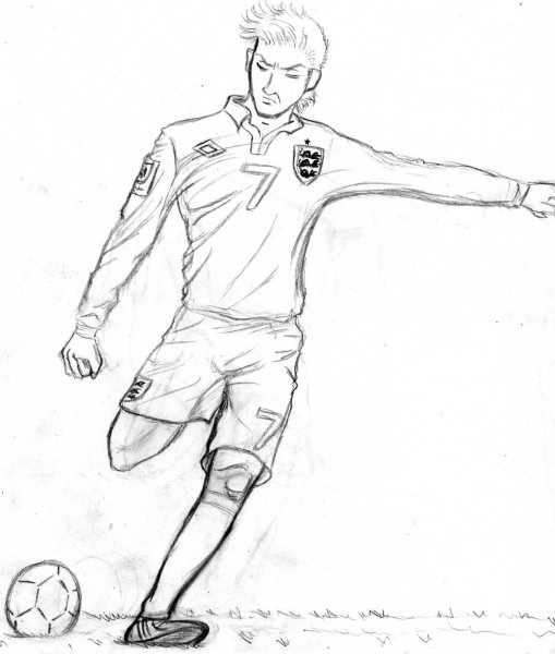 Раскраска футболист Роналдо