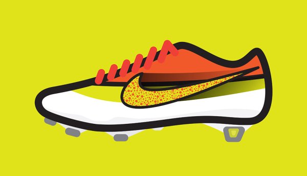 Футбольные бутсы рисунок