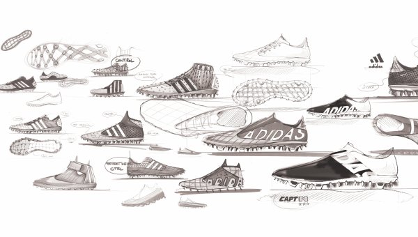 Рисовать скетч бутсы