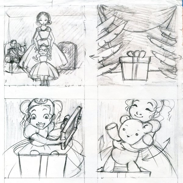 Раскадровки мультфильмов