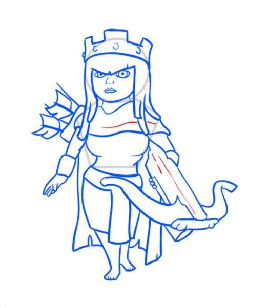 Королева ведьм из Clash of Clans