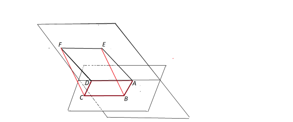 Параллелограмм ABCD лежит в плоскости