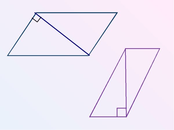 Площадь параллелограмма 8 класс Атанасян