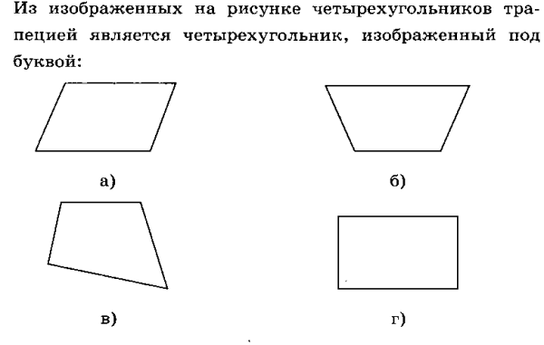 Изображение четырехугольников