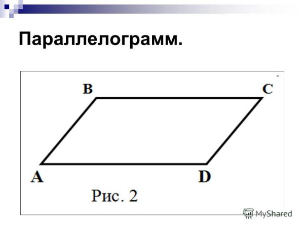 Параллелограмм чертеж