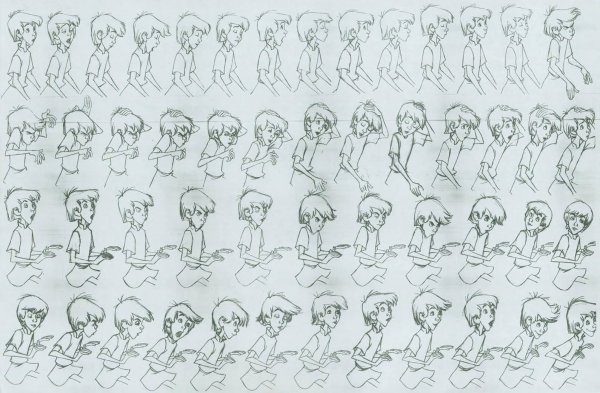 Собаки Дисней Наброски