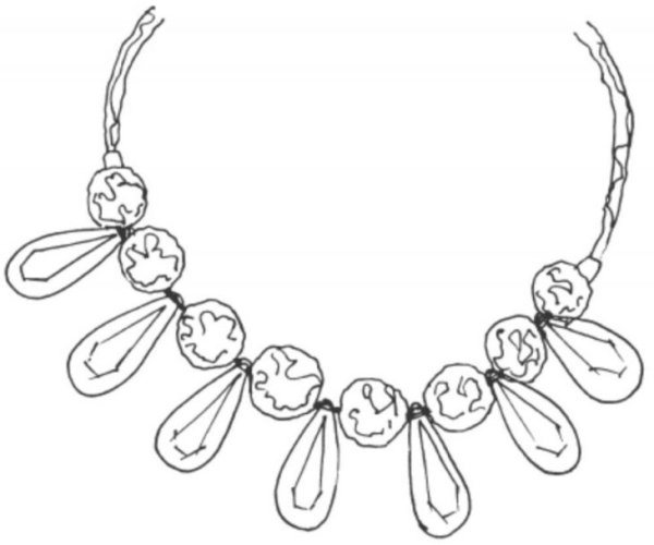Ожерелье легкое по рисованию