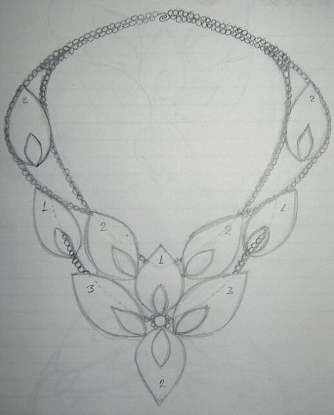 Бусы раскраска для детей