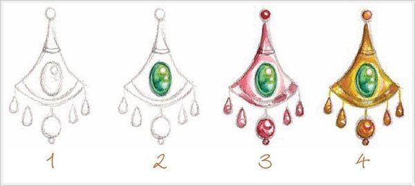 Бусы раскраска для детей