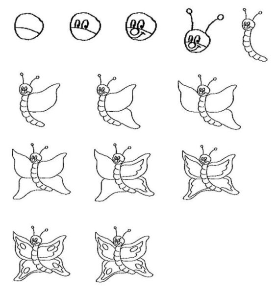 Рисование человечков в движении