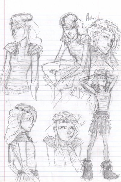 Скетч Астрид