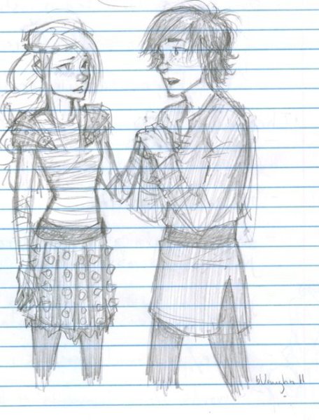 Карандашная Графика Астрид