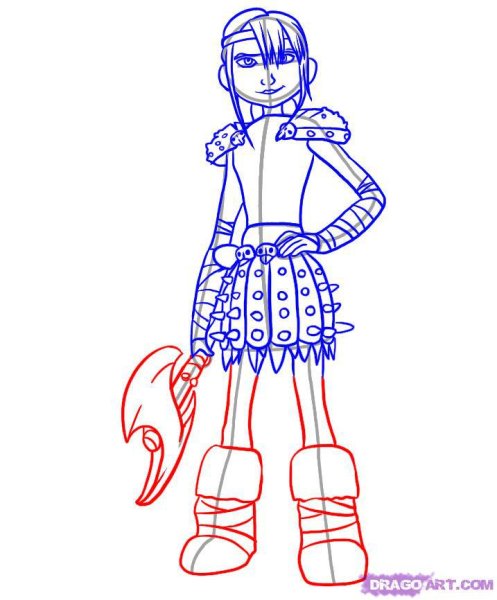 Рисование Астрид