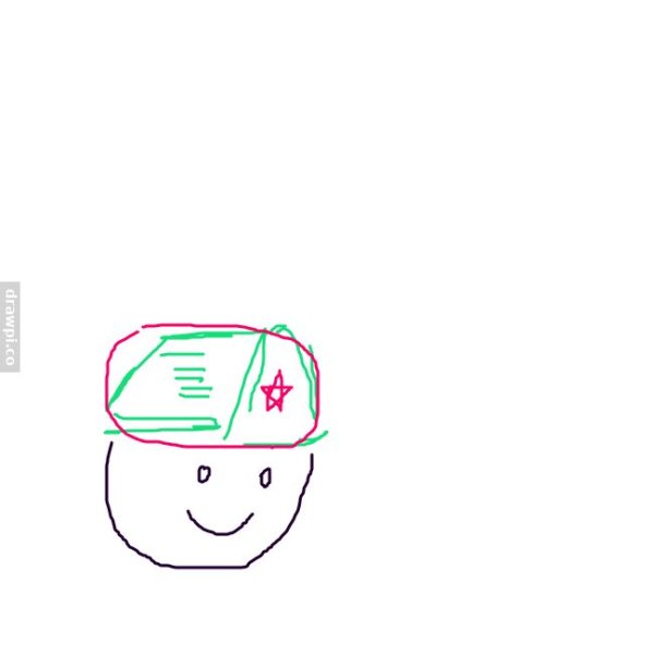 Как нарисовать пилотку