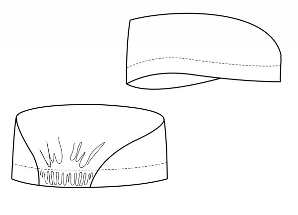 Лекало на медицинскую шапочку