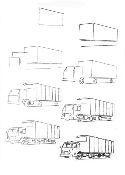 Раскраски машинки автовоз