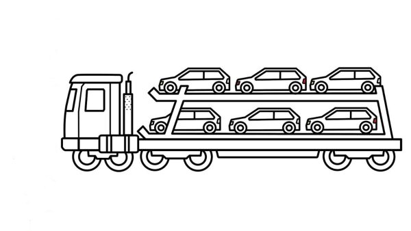 Автовоз схематично