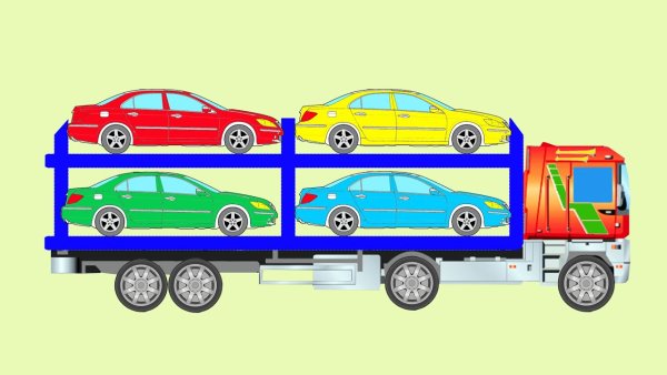 Раскраска автовоз