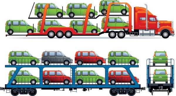 Нарисовать автовоз