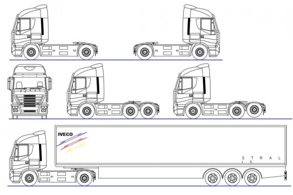 Рисования грузовика для дошкольников