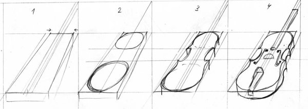 Контрабас раскраска