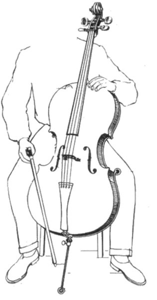 Поэтапный рисунок скрипки