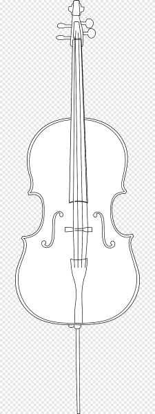 Скрипка контур