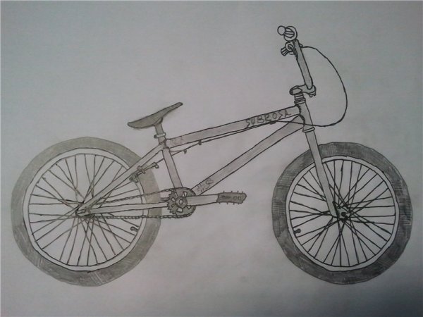 BMX карандашом