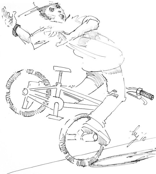 Раскраски велосипеды BMX