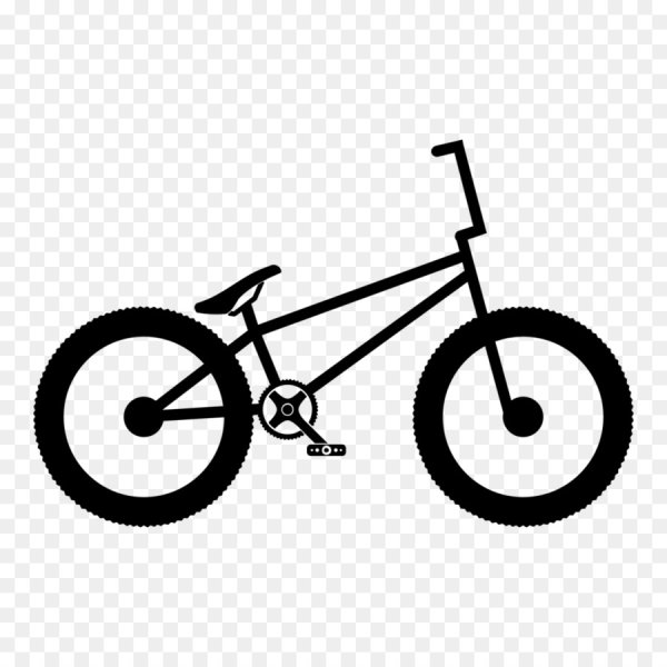 BMX на белом фоне