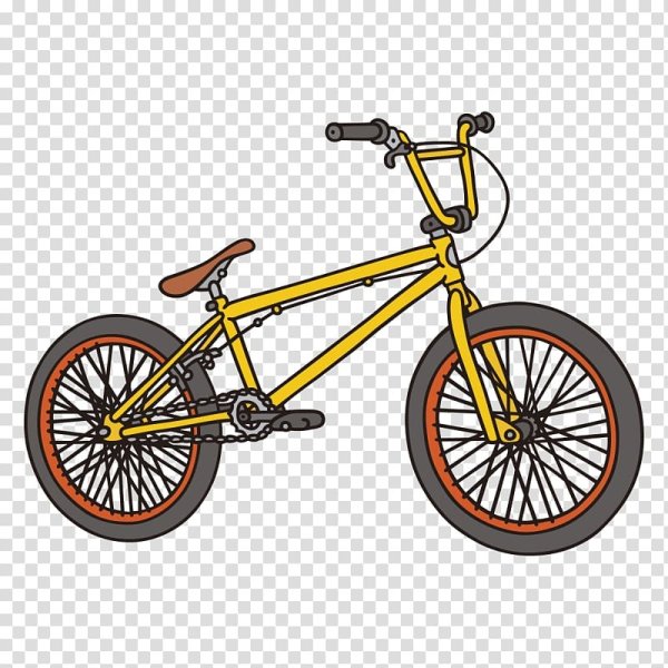 Желтый BMX Freestyle