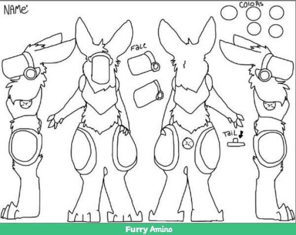 Протоген фурри референс